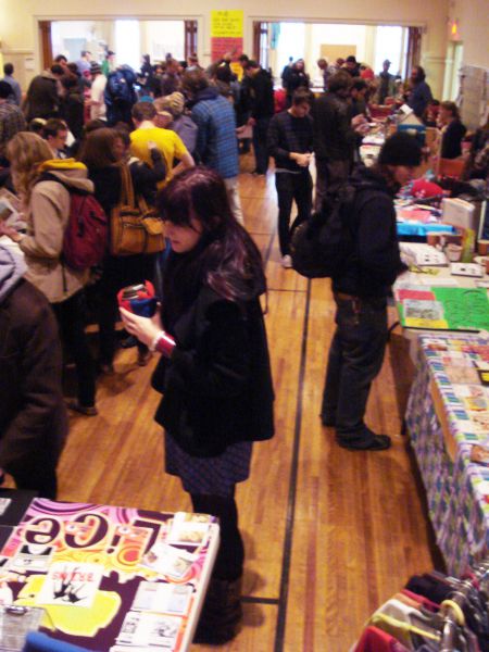 Zine Fair browsers and vendors