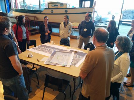 People from various backgrounds spent an afternoon brainstorming about a newly designed Halifax waterfront, ready to face the challenges of climate change. Photo Kashmala Fida