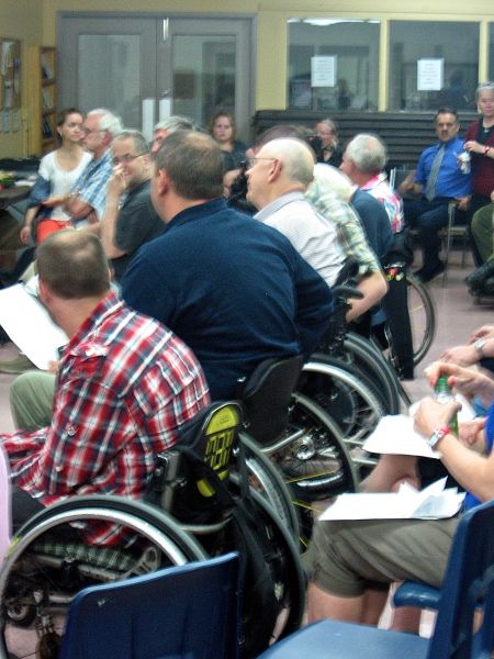 Accessibility issues in every shape and form were addressed at Wednesday's meeting (Natascia Lypny photo).