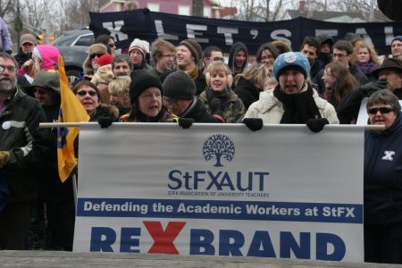 The AUT is looking to "Rebrand the X" and return St. F.X. to its academic mission (Photo: Miles Howe).