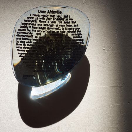 Puddle of Teardrops, Shyronn Smardon (b. Canada), Africville Heritage Trust, Resin and three dimensional printing, 2011 (Photo courtesy of Pier 21).
