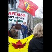 March Against the G8 in Halifax
