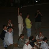 Power was cut, a MOSSAD ship was snooping in the waters, and then the people watched over the Tahrir. 