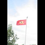 Mohawk Warrior Flag. Photo: Miles Howe