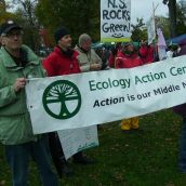 Some volunteers from the Ecology Action Center