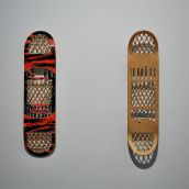 Jordan Bennett's Carved Skateboards