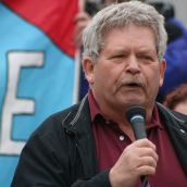 Rick Clarke, president of the Nova Scotia Federation of Labour. Photo Robert Devet