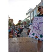 Cats Glare Back at Street Harassment and Sexual Violence. [Photo: S. Slaunwhite]