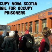OccupyNS Vigil at Halifax Police Headquarters
