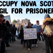 OccupyNS Vigil at Halifax Police Headquarters