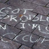 The Peoples Chalk Messages. Why I Occupy NS