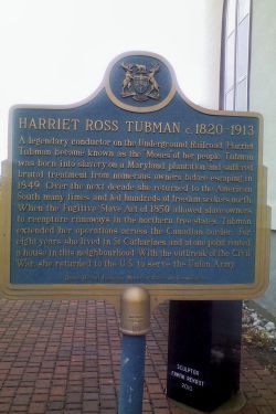 Harriet Tubman Heritage Marker