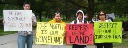 First Nations defend their hereditary rights