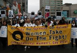 Women take the streets on International Women’s Day