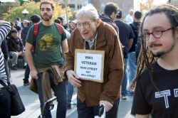 A WWII veteran at Occupy Wall Street c/o OWS
