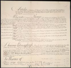One of the Peace and Friendship Treaties signed between the British Crown and the Mi'Kmaq