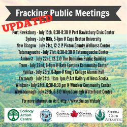 Expert Panel on Hydraulic Fracturing - Public Meetings