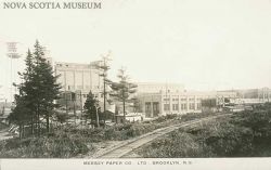 A postcard of the Mersey paper company from 1929. (Nova Scotia Museum)