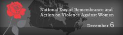 National Day of Remembrance and Action on Violence Against Women, by Joyclin Coates