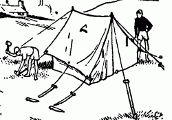 It's spring.  Pitch a tent.  Pitch a story!