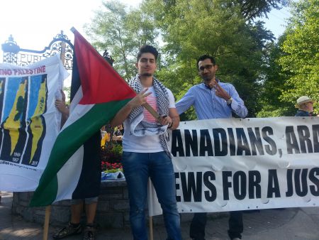 SAIADAL was joined by other groups in protest of Israel's recent violence against innocent Palestinians, in collective retribution for the high-profile murder of 3 Israeli youths.