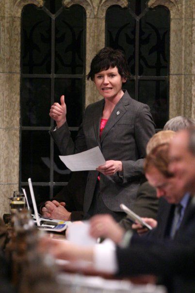 Megan Leslie in Parliament