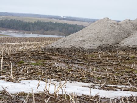 Dumping N-Viro Soil on snow and saturated land is not just a bad idea. It is against the law.