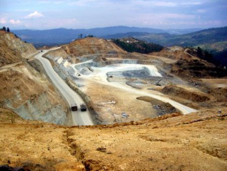 Goldcorp's Marlin Mine in San Miguel Ixtahuacan, Guatemala. [Photo: Jackie McVicar]