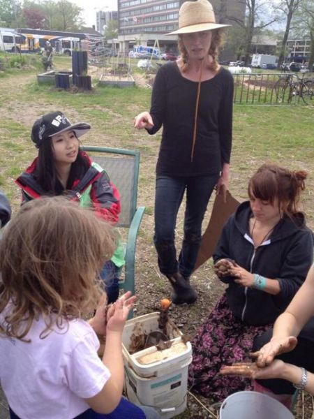 Folks at Common Roots Urban Farm made and distributed seed bombs throughout the city. Photo: 100 in 1 Day Halifax