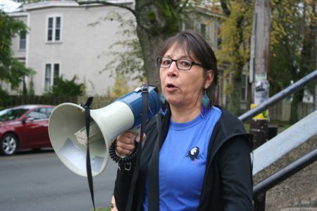 "We're talking about the land, we're talking about the water.  The human species is on its way out if we don't take a stand." Sherry Pictou, former Chief of the Bear River First Nation