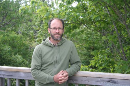 Jamie Simpson is the author of a recently published book on old growth forests in the Maritimes. He argues that we should make efforts to restore old growth forests, and that current commercial forestry practices are devastating our forests and ruining their future.  Photo Robert Devet