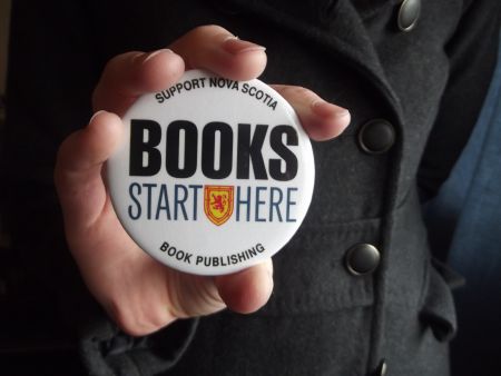 The 'Books Start Here' campaign, launched by the Nova Scotia publishing industry, aims to raise awareness and support for a local industry undergoing budgetary realignment [Photo: Katie Ingram]