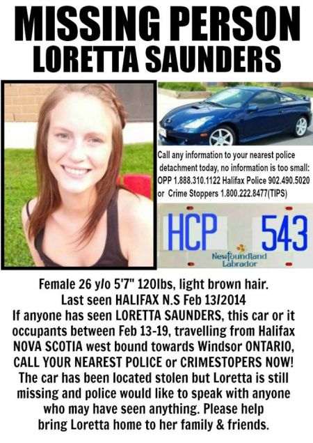 Anyone who has information on Loretta's whereabouts, or saw this car and its occupants between February 13 and 19, are asked to call police.  
