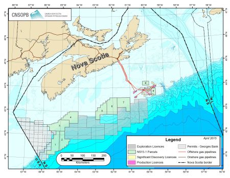 Exploration parcels 1 - 4 straddle Georges and Browns Bank, areas that are key to Nova Scotia's vibrant fisheries [Photo: CNSOPB]