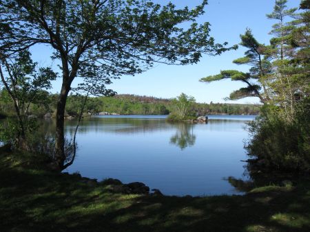 Wiliams Lake, May 2012, as yet unspoiled by service lines [Photo: M. Dobson]