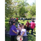 The Water Walk was organized in solidarity with the Pictou Landing First Nation community.
