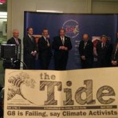 The ministers try to raise a smile as the G8 is failing (say climate activists)