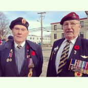 Two veterans from two differnent wars 