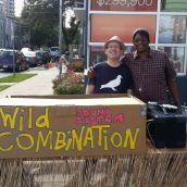 The Wild Combination Sound System provided the soundtrack near Sarah Street.