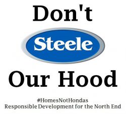 Produced by "Homes, not Hondas" Facebook site