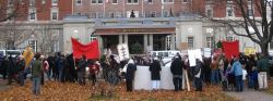 Haligonians demonstrate against ACOA-funded Halifax International Security Conference, November, 2009