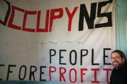 Max Haiven will be presenting lessons from Occupy Wall Street this Tuesday, Nov. 27th [Photo: Miles Howe]