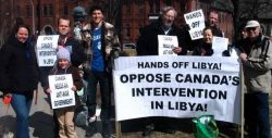 Haligonians take stand against Canada’s war on Libya